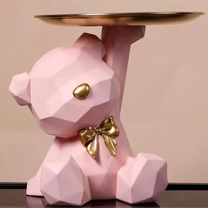 Forest Friend – Resin Bear Tray Decor