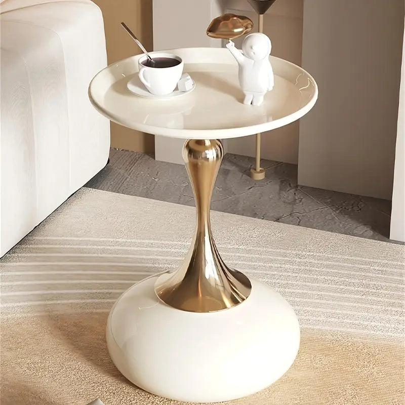 Ningqin Grace – Elegant Round End Table