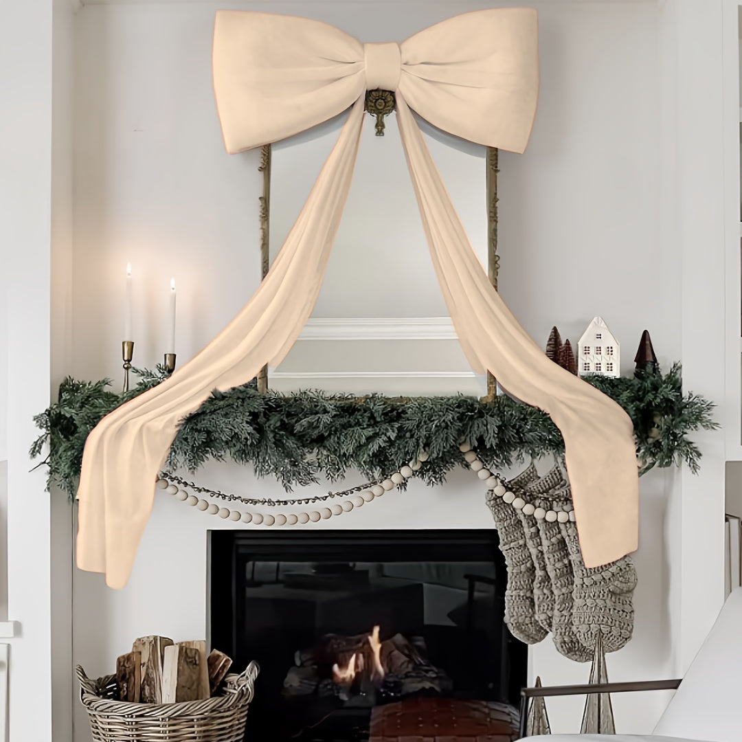 “Holiday Grace” – Large Christmas Tree Bow Ornament