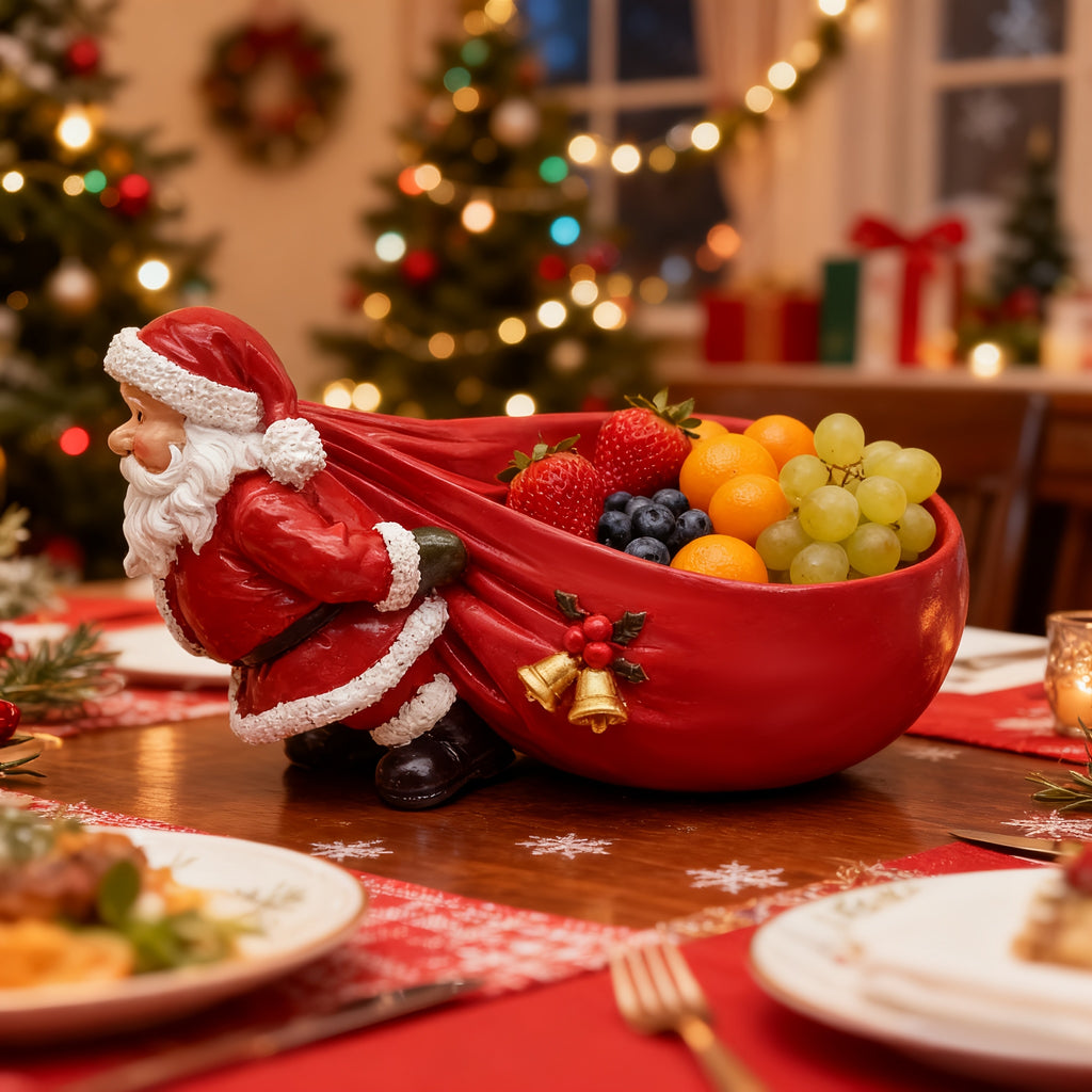 “Classic Seasons Santa” – Handcrafted Resin Santa Claus Figurine