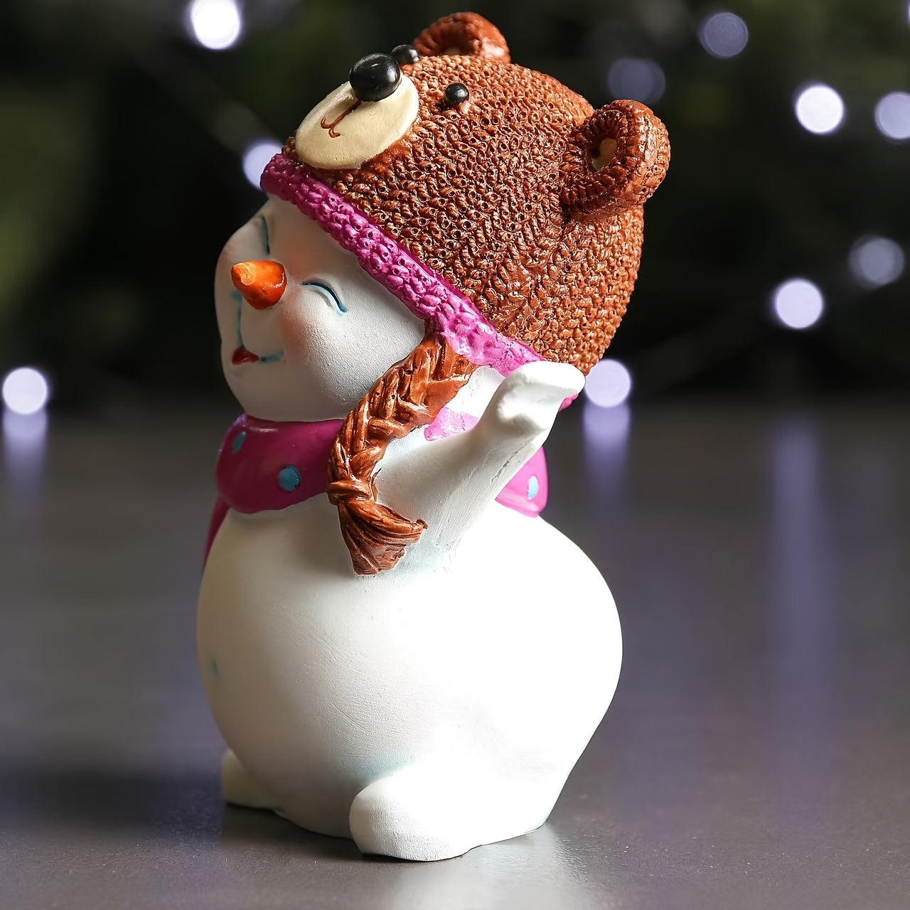 CheeryChub™ Adorable Snowman Resin Figurine