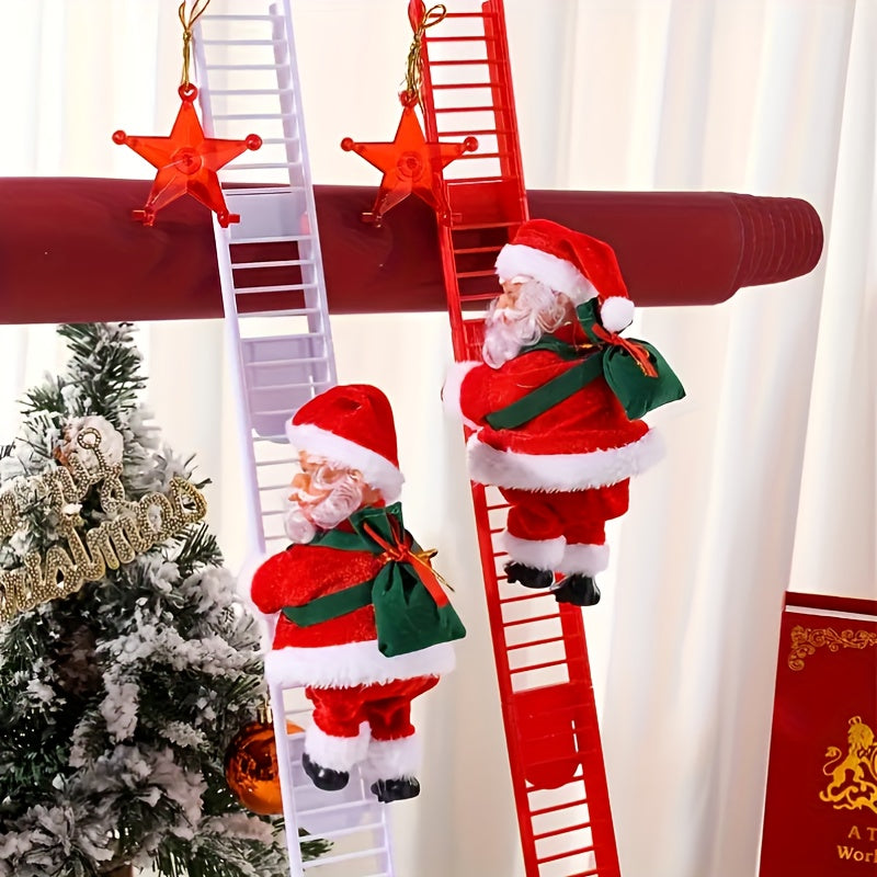 JollyClimb™ Electric Moving Santa Claus