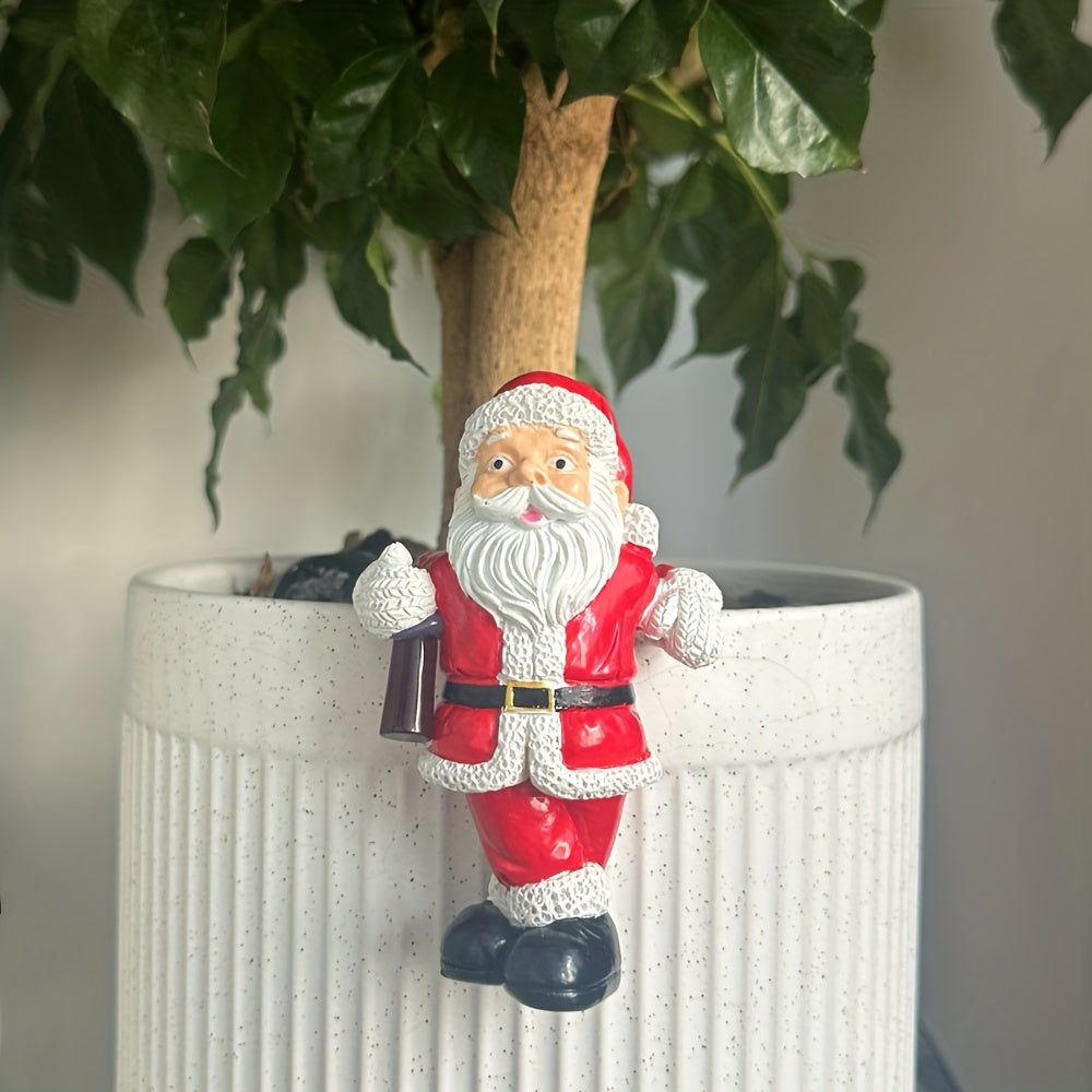 “Jolly Planters” – 3-Piece Santa Claus Hanging Decoration Set