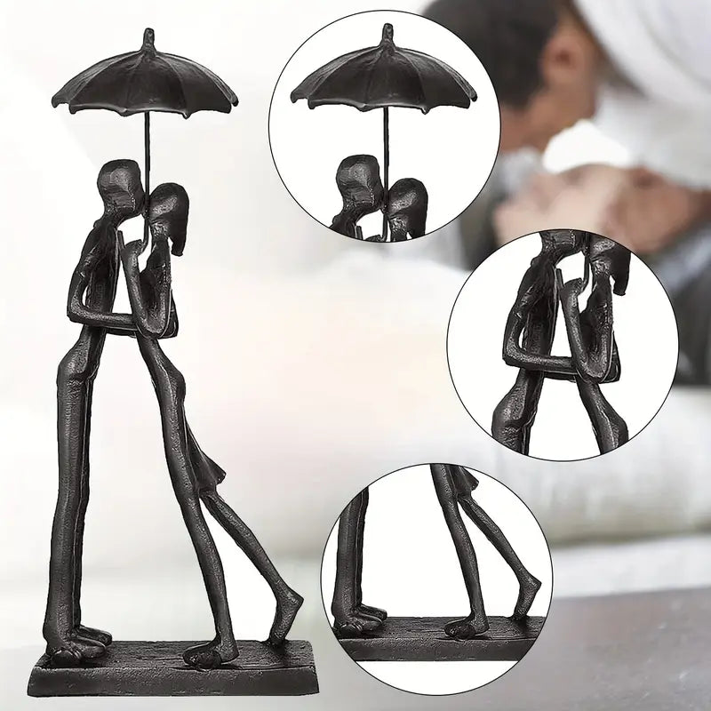 Under One Sky – Elegant Couple Art Piece