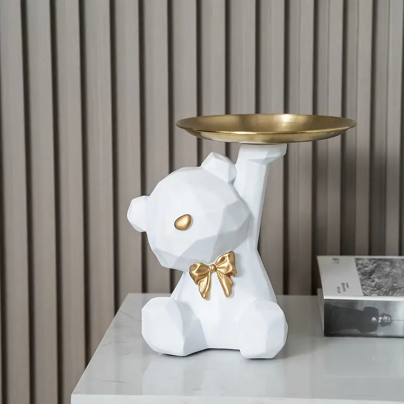 Forest Friend – Resin Bear Tray Decor