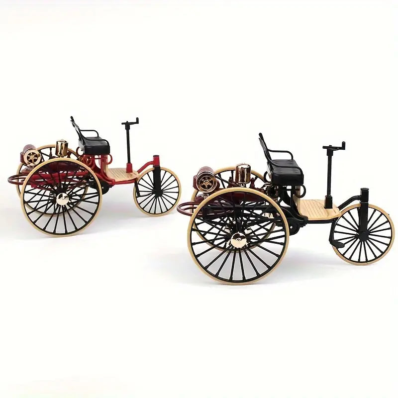 “Velo No.12” — Vintage-Style Alloy Tricycle Model (1:12 Scale)