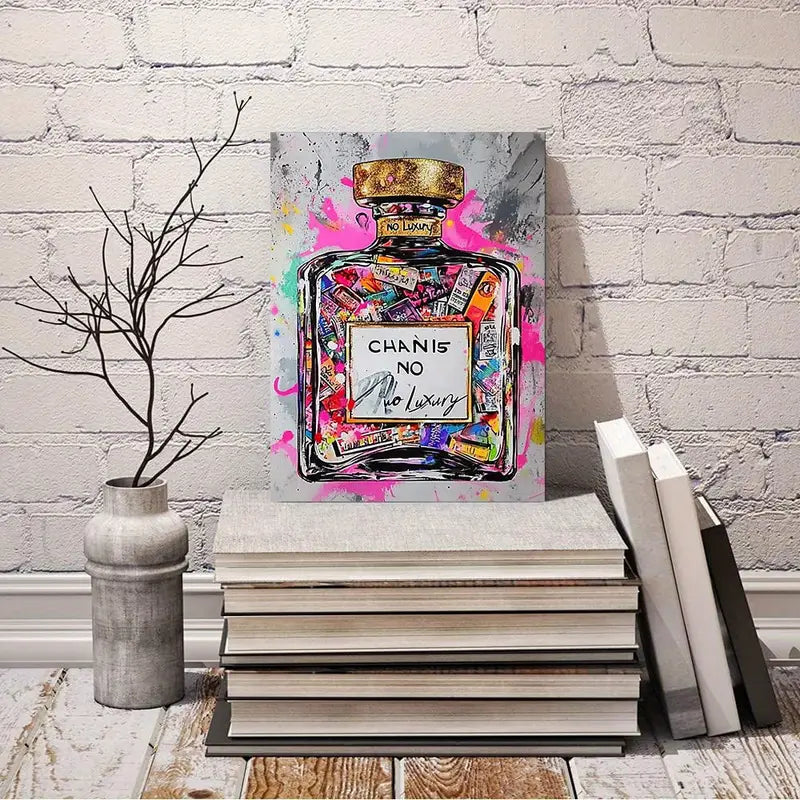 No. 5 Reinvented: Street Art Meets Art Deco Wall Piece