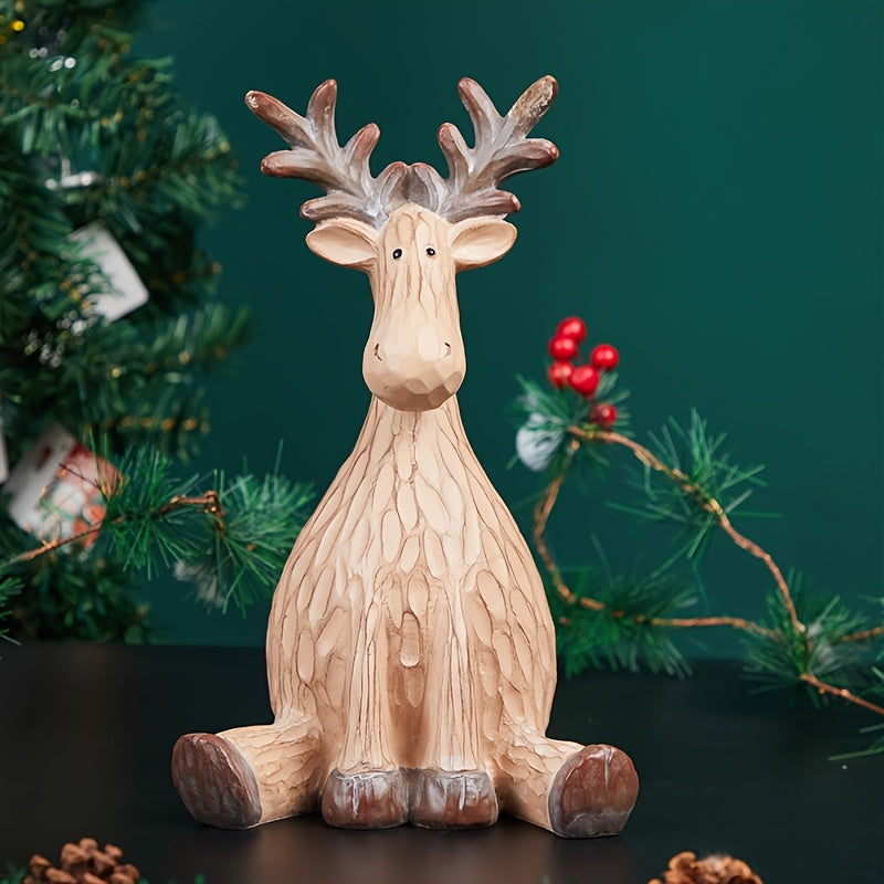 TwinkleHoof™ Resin Reindeer with Orange Bristles