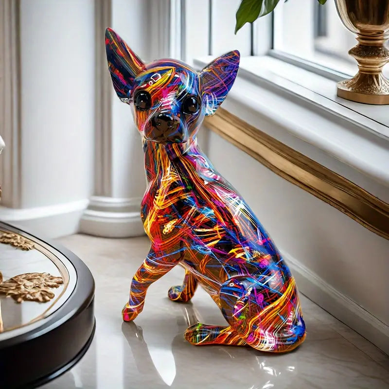 Graffiti Chihuahua Sculpture