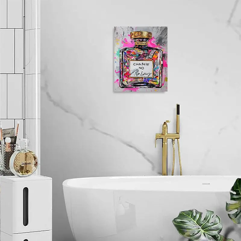 No. 5 Reinvented: Street Art Meets Art Deco Wall Piece