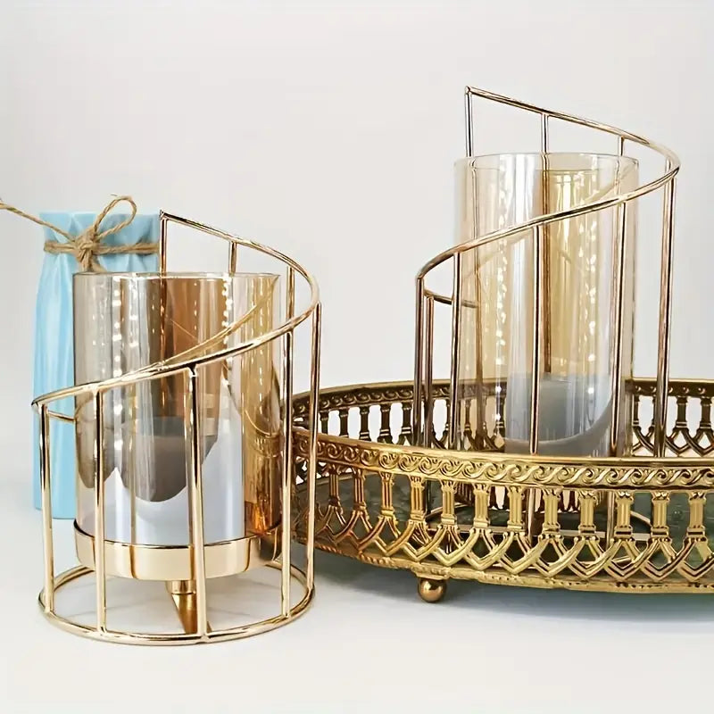 Linéa Doré™ - candle and flower holder