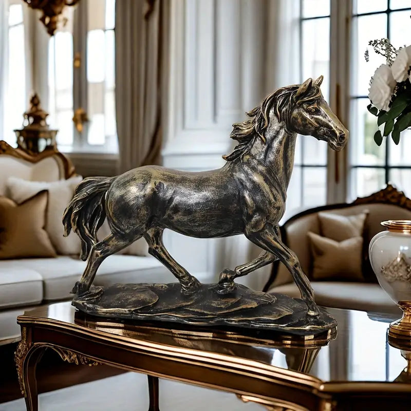 Gallante – Vintage Resin Horse Statue