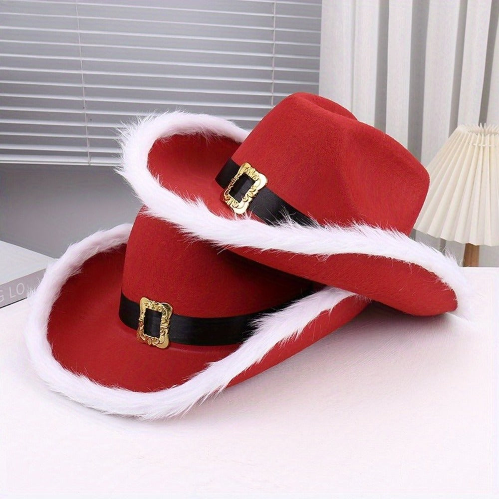 WesternSanta™ Cowboy Christmas Hat