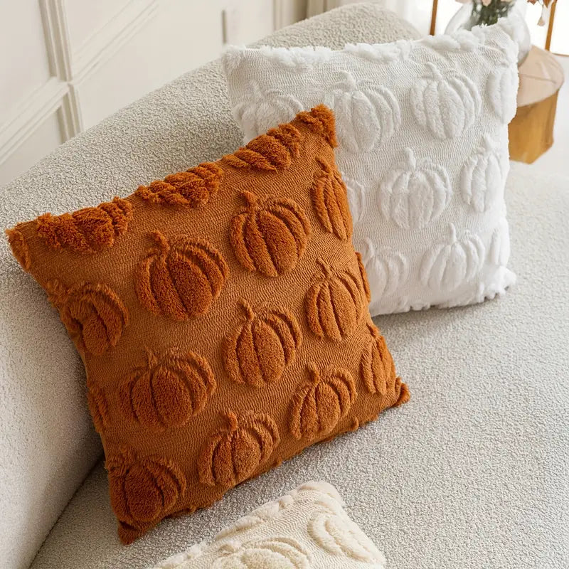 Autumn Pumpkin Luxe Pillow Cover