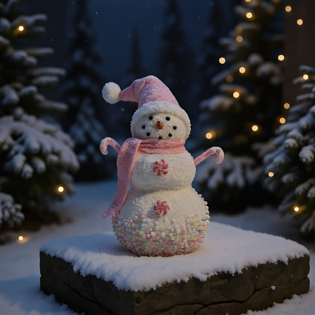 SugarCane Joy™ 12.6" Handmade Candy-Series Snowman