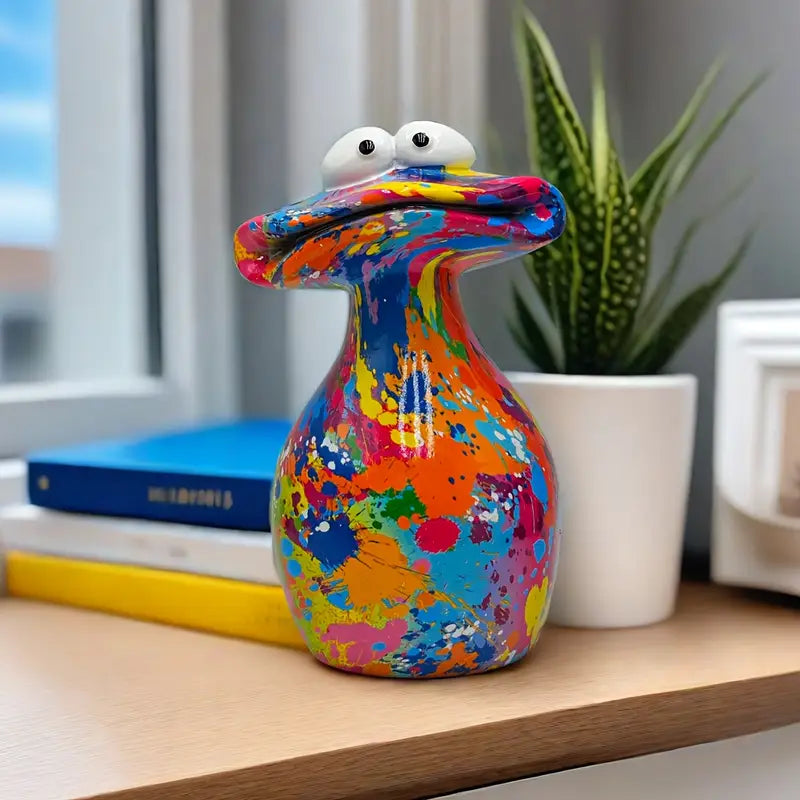 SplashPop™ – Vibrant Resin Frog Figurine