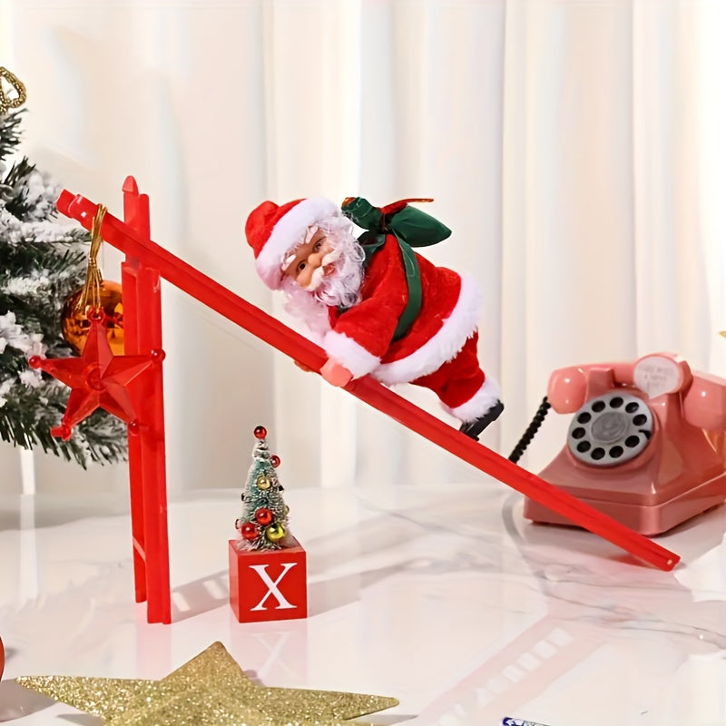 JollyClimb™ Electric Moving Santa Claus