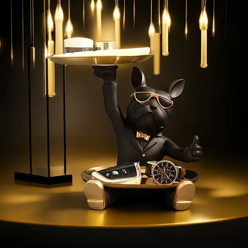 Paws & Poise – Small French Bulldog Accent Figurine