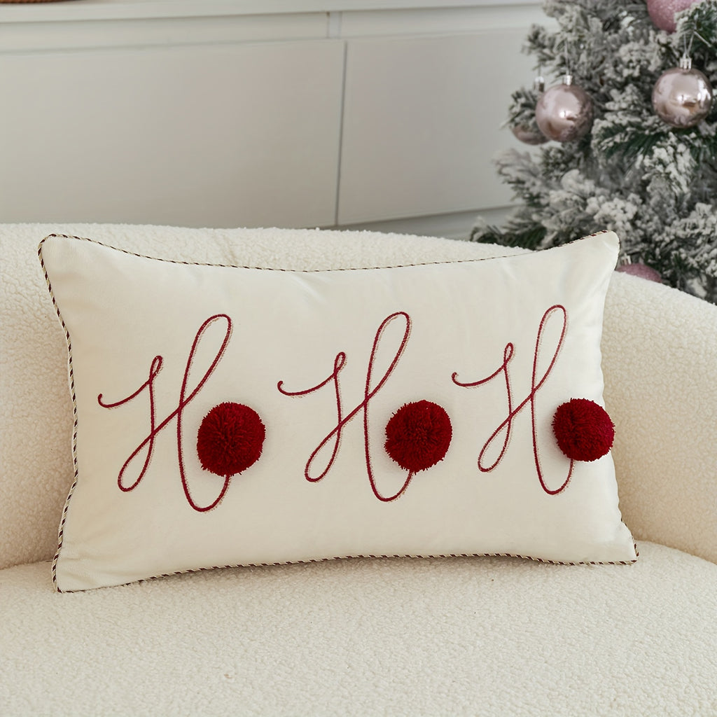 HOHOHO Holiday Cheer Pillow Cover