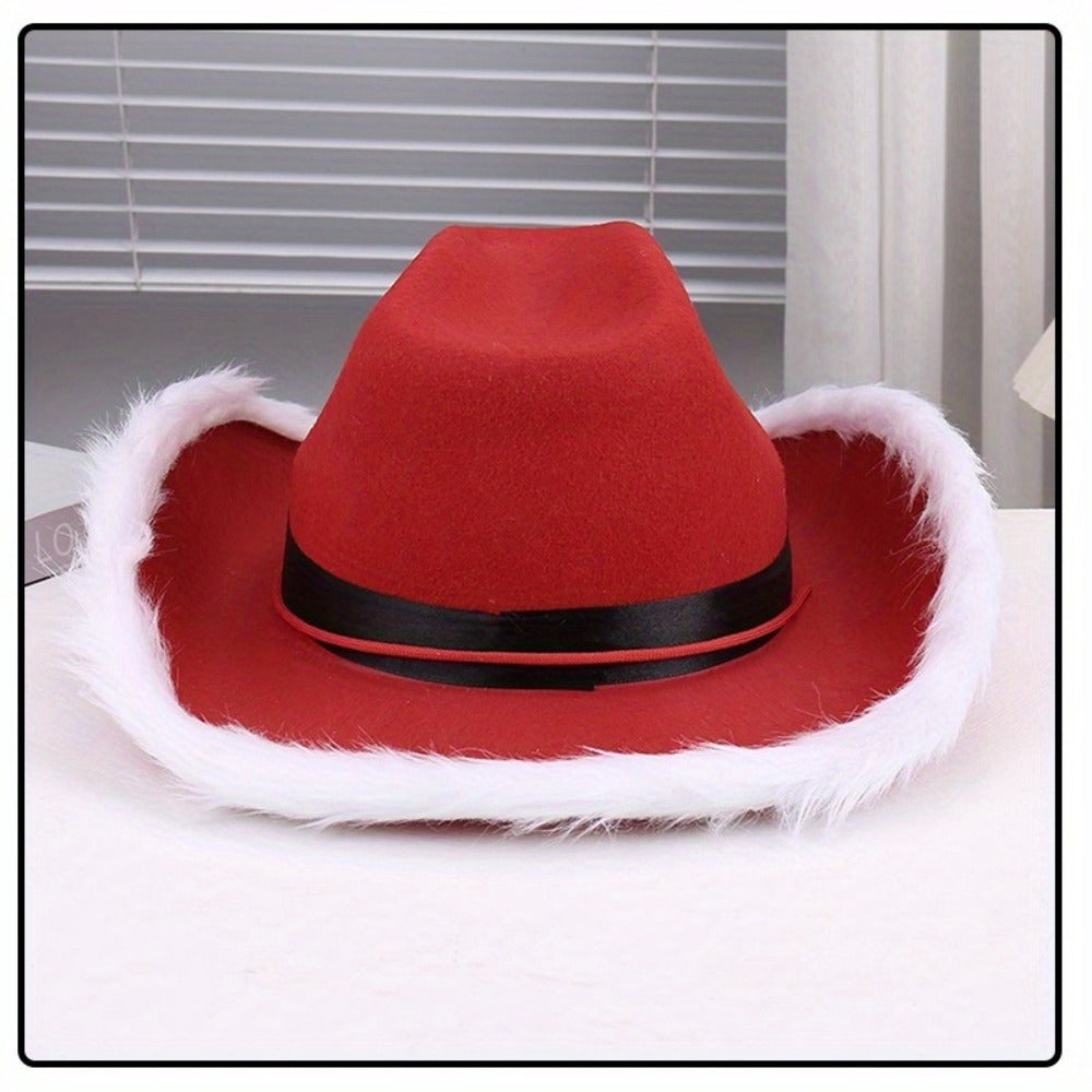 WesternSanta™ Cowboy Christmas Hat