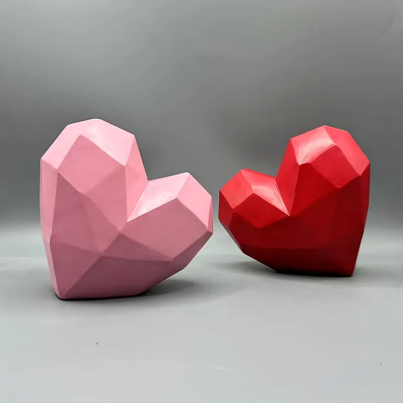 “Amour Grande” — Large Heart-Shaped Resin Ornament